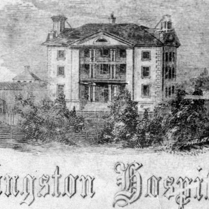 The historic Watkins Wing at Kingston General Hospital.