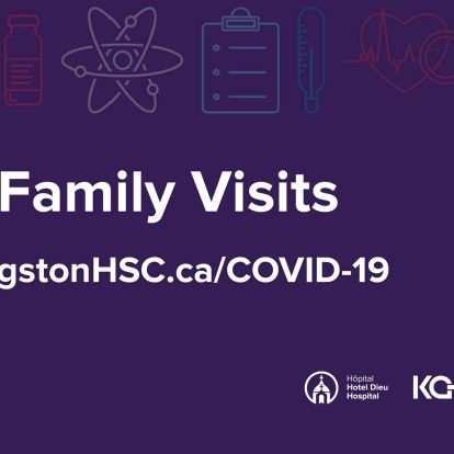 As the province fights a trend of rising COVID-19 infections, Kingston Health Sciences Centre (KHSC) is urging our community to adhere to its visitor restrictions to protect the health and safety of patients, staff and the public at large.
