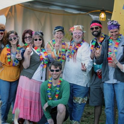 Far out! The KGH Free Radicals team raised about $3,900.