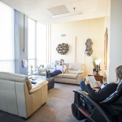 The recently renovated Wellness Centre open for staff at KGH this past Spring.