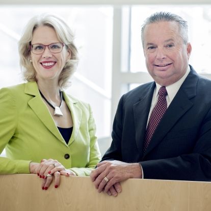 KGH President & CEO, Leslee Thompson and Chair, KGH Board of Directors, Tom Buchanan.