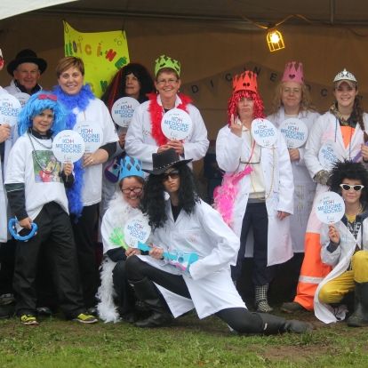 KGH’s Medicine Rocks team was our hospital’s biggest fundraiser at the relay last year, bringing in almost $7,000.