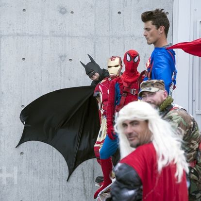 KGH kids get a super hero treat