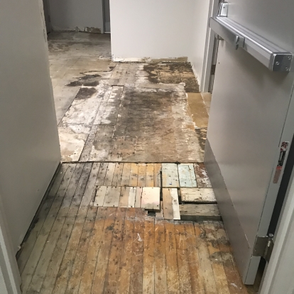 stripped flooring