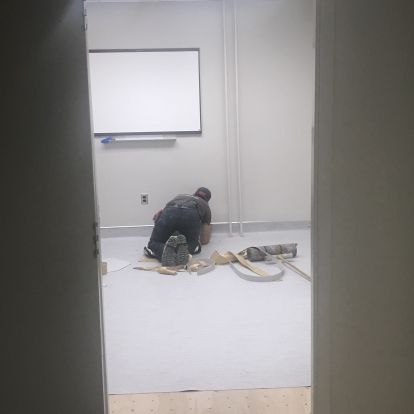 installing new flooring