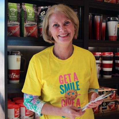 KGH staff volunteered at Tim Hortons locations during Smile Cookie week