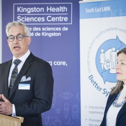 SELHIN VP Clinical Dr. David Zelt and MPP Kiwala speak about the benefits of the clinic