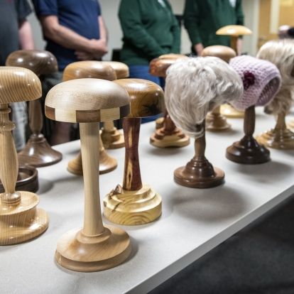 Donated wig stands