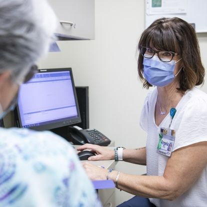 Angela Kulba, RN, was inspired to begin this clinic based on her experience with palliative care patients