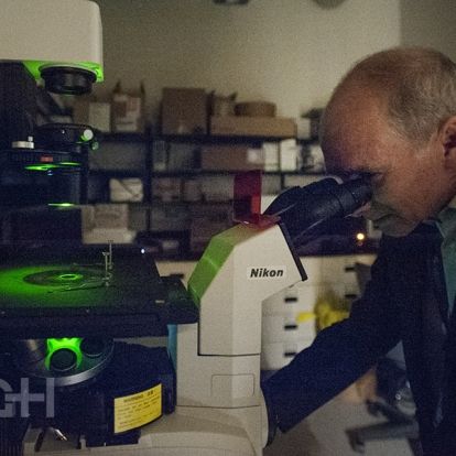 Image of Dr. Vanner in his laboratory