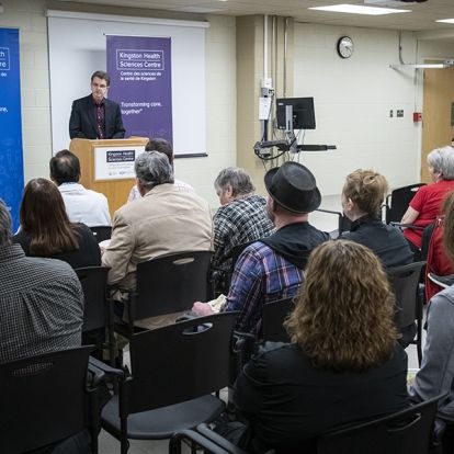 The event was close to capacity with friends and families celebrating the seven donors being recognized