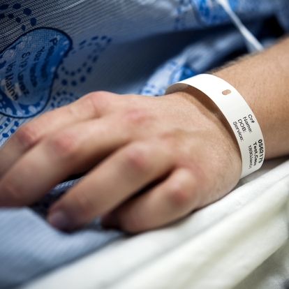 Superheroes from Elite Window Cleaning bring smiles to our youngest patients at our KGH site.