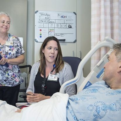 The project allows patients designated as needing an alternate level of care to transition out of the hospital to a more appropriate environment