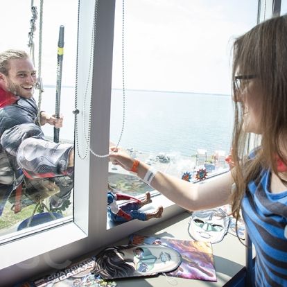 Superheroes visit the KGH site at Kingstion Health Sciences Centre in Kingston Ontario.