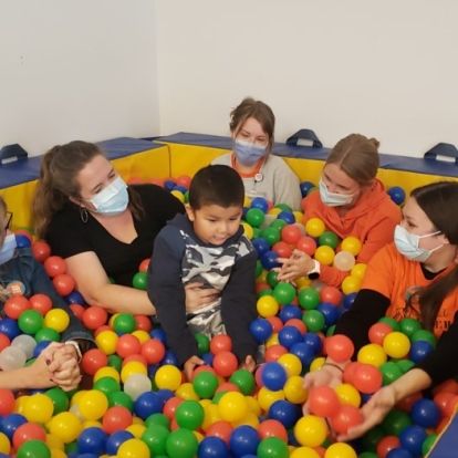 image of KI team with client