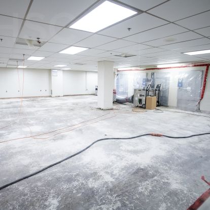 repaired sterilization unit space