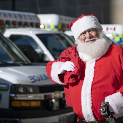 Santa makes a recent visit to our KGH site