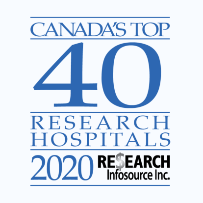Top 40 Research Hospitals 2020 Logo