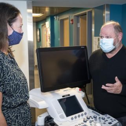 Ultrasound unit delivered to street health