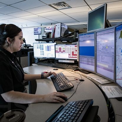 ACO at communications console