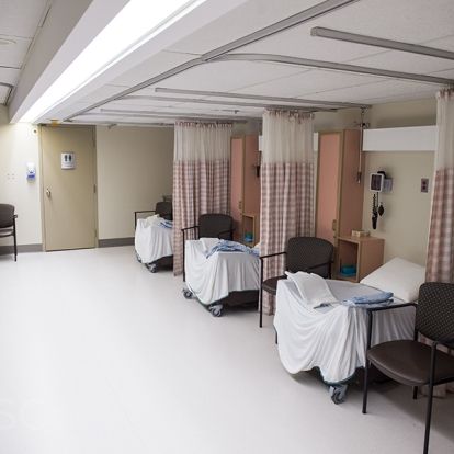 The recovery area in our Colposcopy Clinic