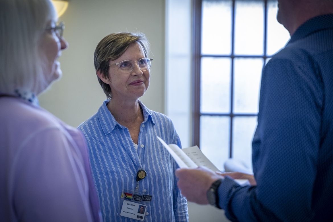 Spiritual Health team discuss