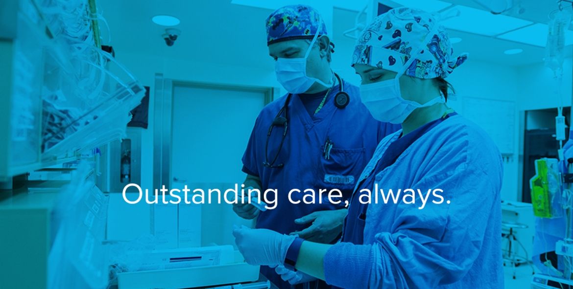 staff in our OR work together to prepare for a procedure