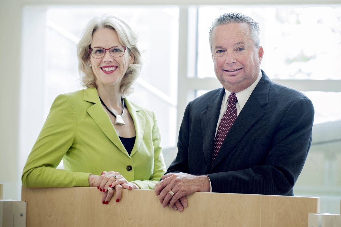 KGH President & CEO, Leslee Thompson and Chair, KGH Board of Directors, Tom Buchanan.