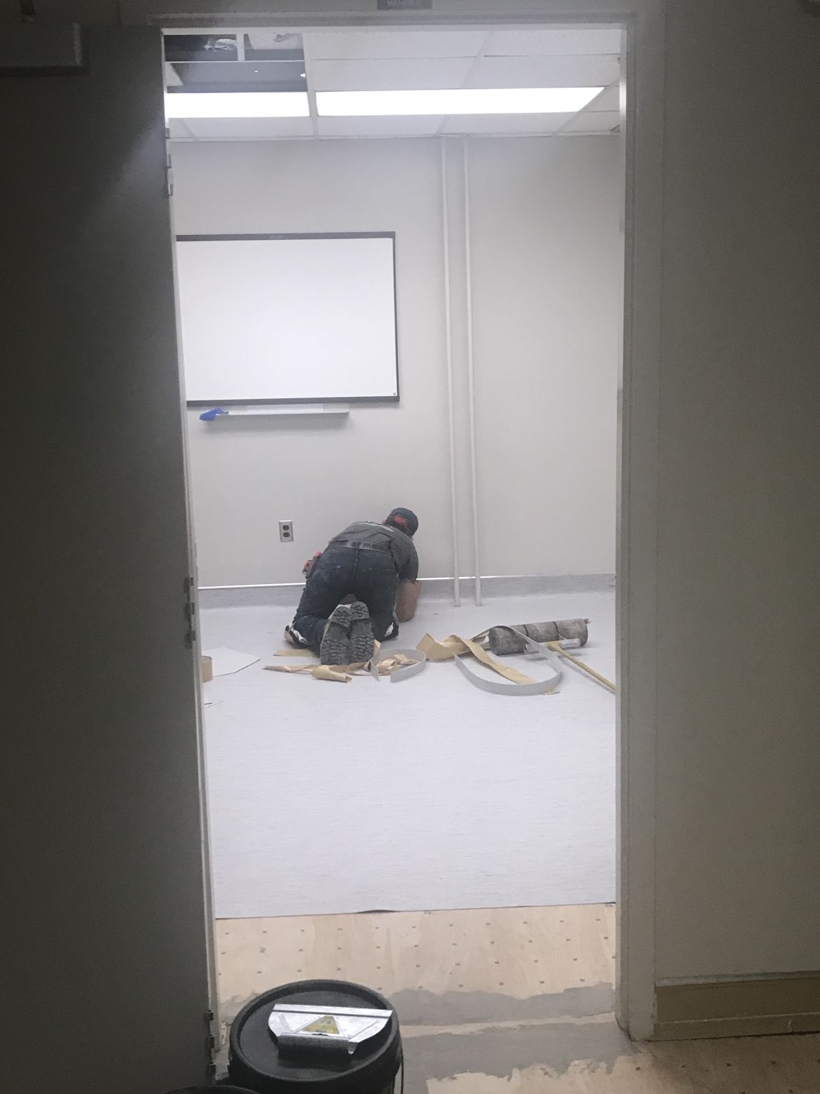 installing new flooring