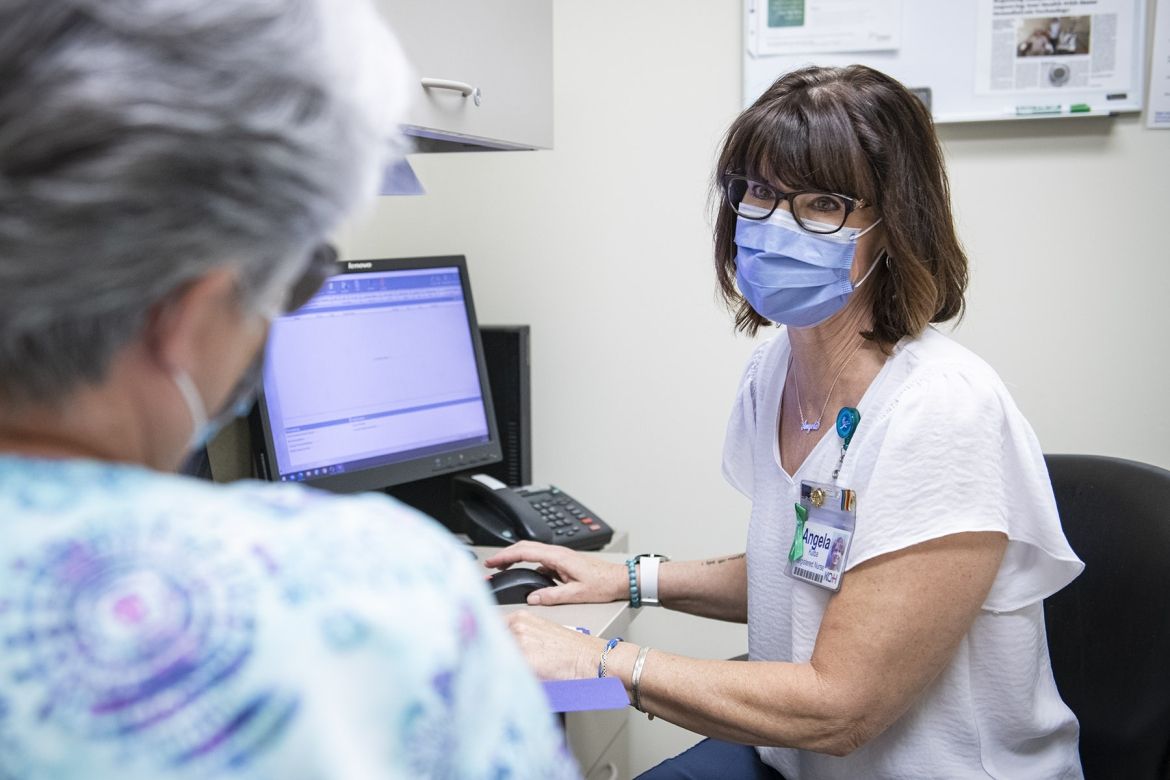 Angela Kulba, RN, was inspired to begin this clinic based on her experience with palliative care patients
