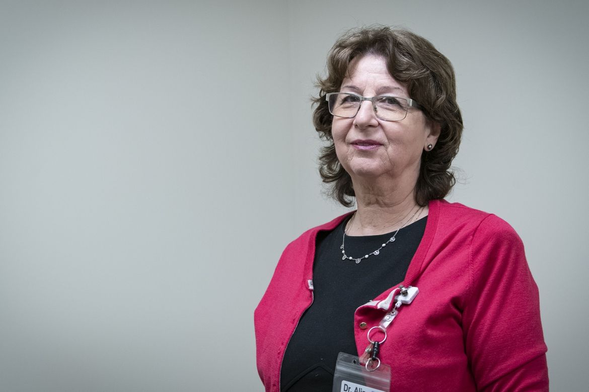 Dr. Alina Marin is the winner for Outstanding Clinician