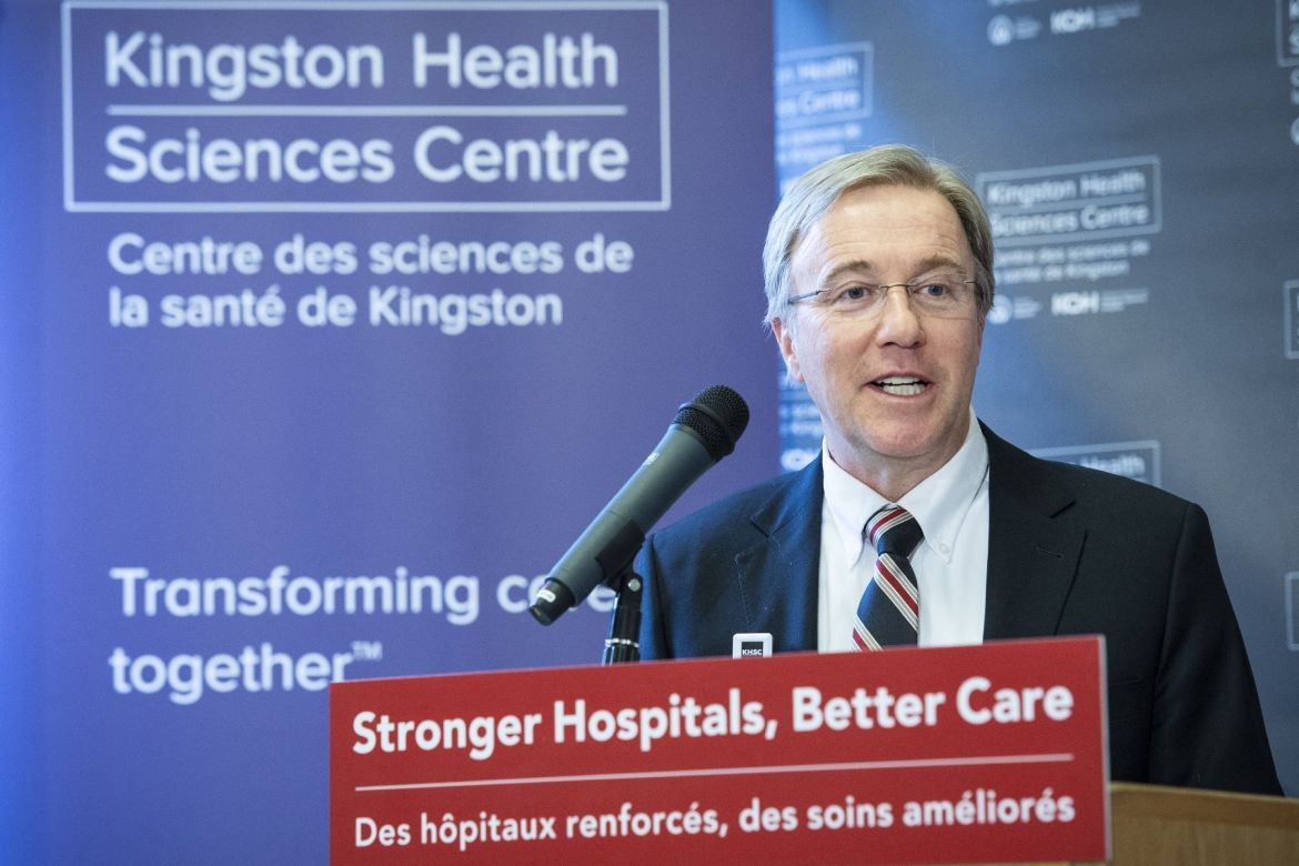 KHSC President and CEO Dr. David Pichora