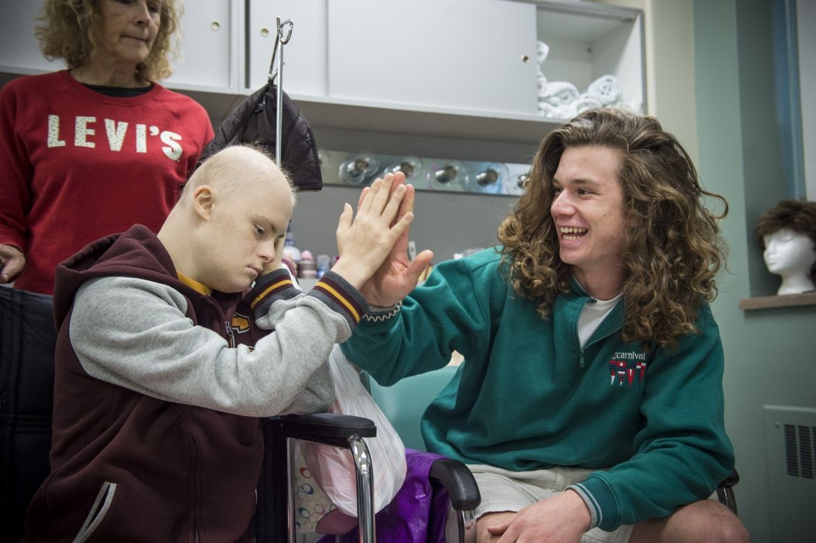 Some last minute encouragement from Andrew