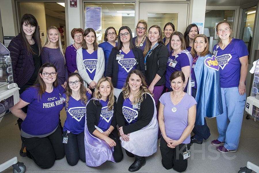 Staff, physicians and families at both KGH and HDH recognize World Prematurity Day