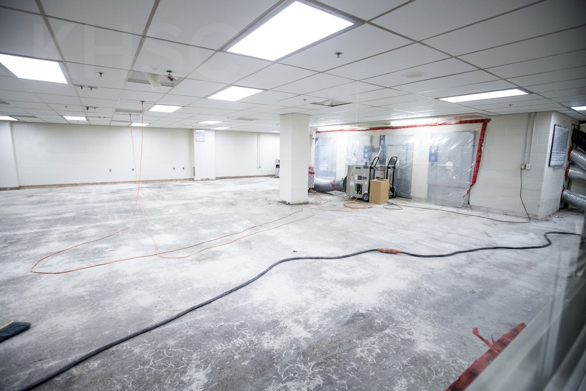 repaired sterilization unit space