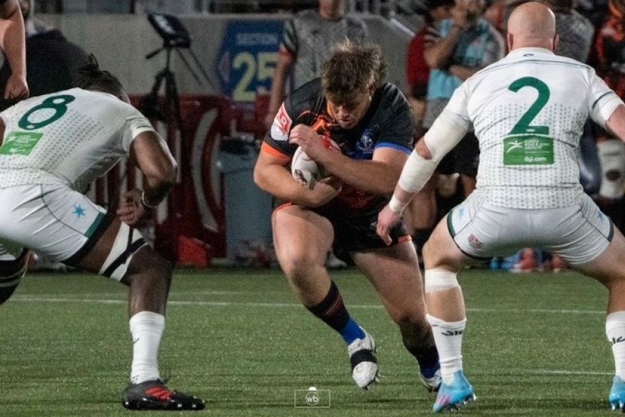 Emerson playing for the Utah Warriors