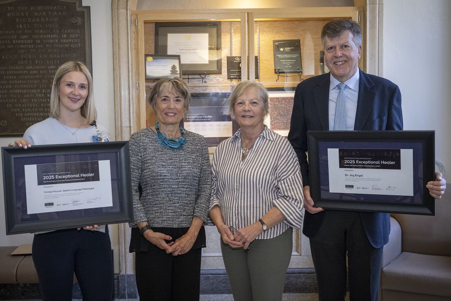 Exceptional healer award recipients.