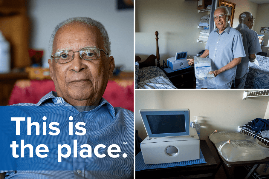 Dr. Philippe Craan is a patient benefitting from home dialysis.