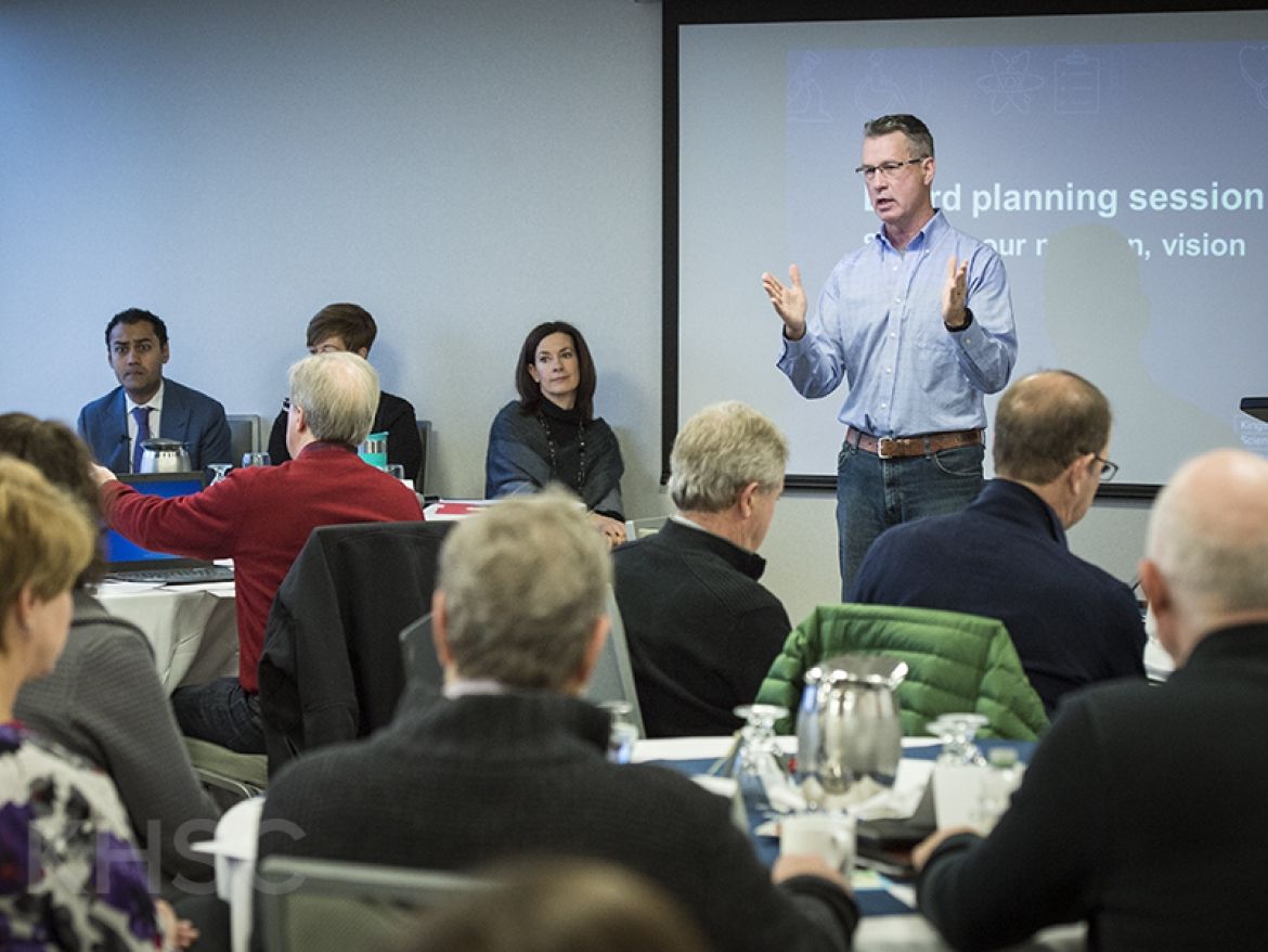 board_session.jpg The Board of Directors spent a day together discussing the role we play in delivering healthcare to the region and shared what was important to them when planning for the mission, vision and values.