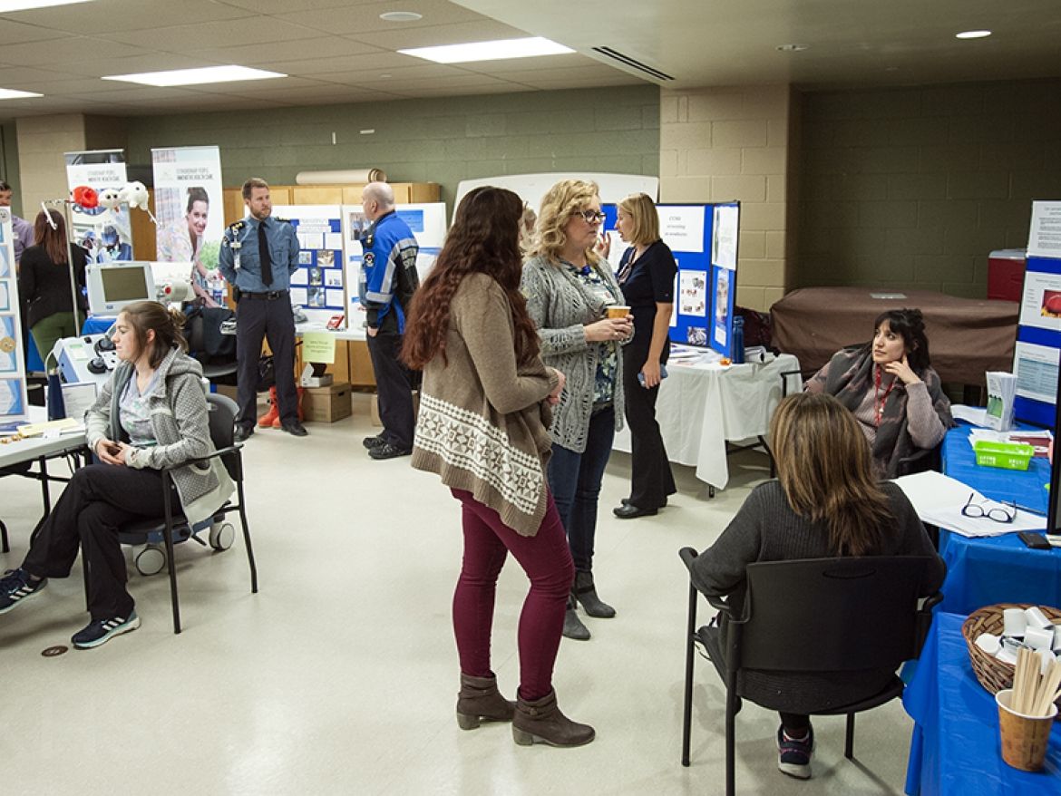 community_showcase.jpg An annual KGH tradition, the Community Showcase was extended to our HDH site this year as a way of celebrating all the professions that work at KHSC each day. This event is our way of celebrating and recognizing our teams for their excellent work and sharing education about what different departments around the hospital are doing to improve care as well as the patient and family experience.