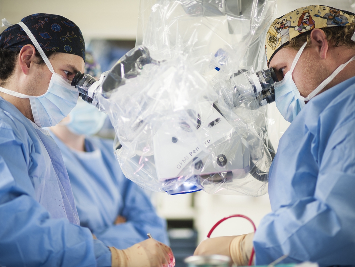 Doctors providing innovative care during surgery