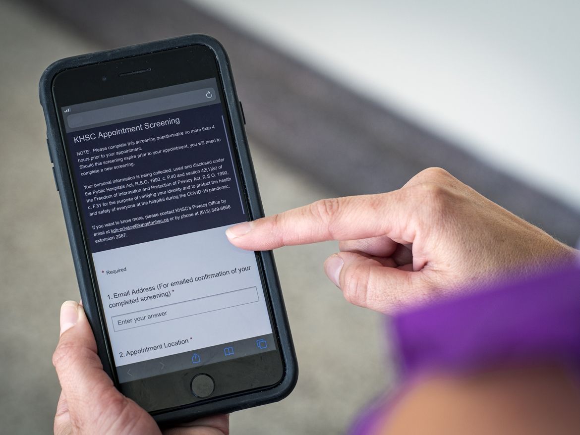 KHSC pre screening tool.