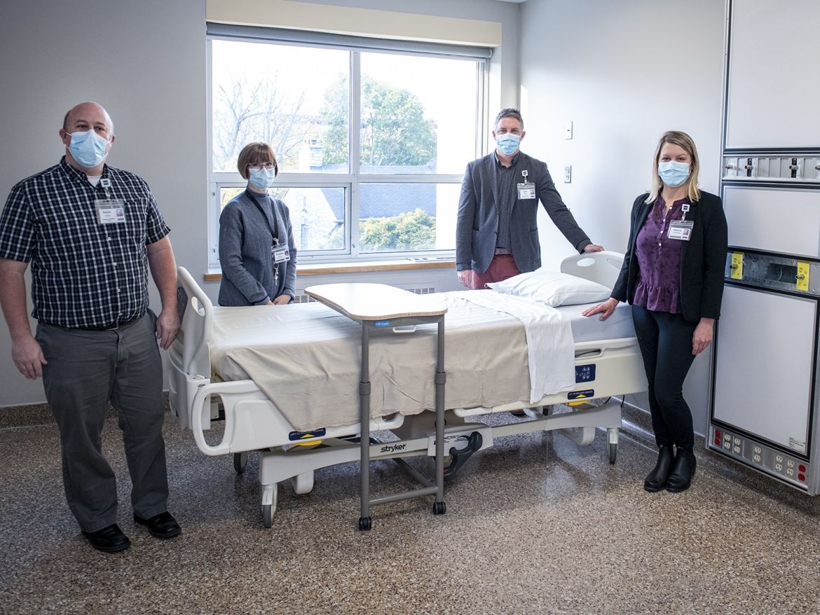 Staff who worked to open the new unit.