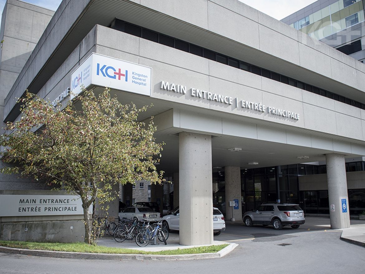 View of the exterior of KGH