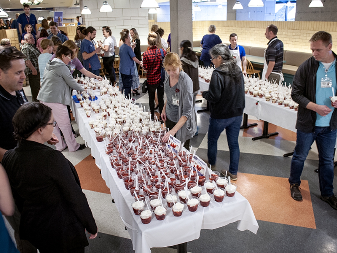 strawberry_social.jpg Another legacy event, our Strawberry Social, was expanded to include staff at both sites. This event has been an annual tradition at our KGH site each summer and was extended to include staff at our HDH site in 2017.