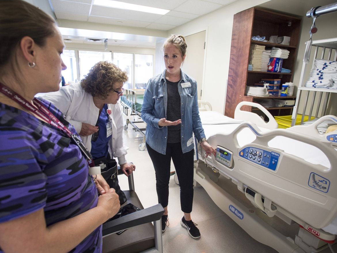 New hospital beds being delivered