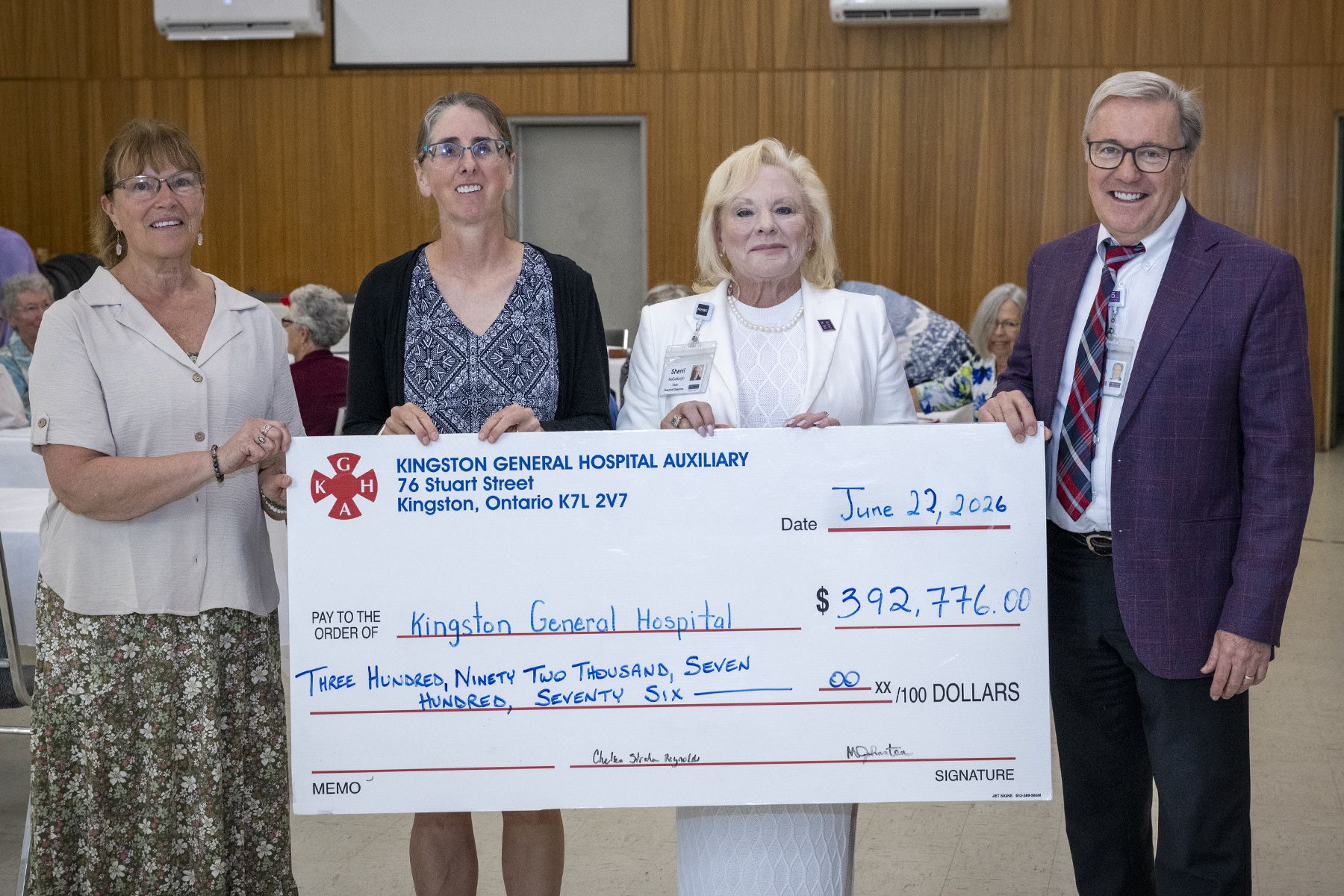 cheque presentation