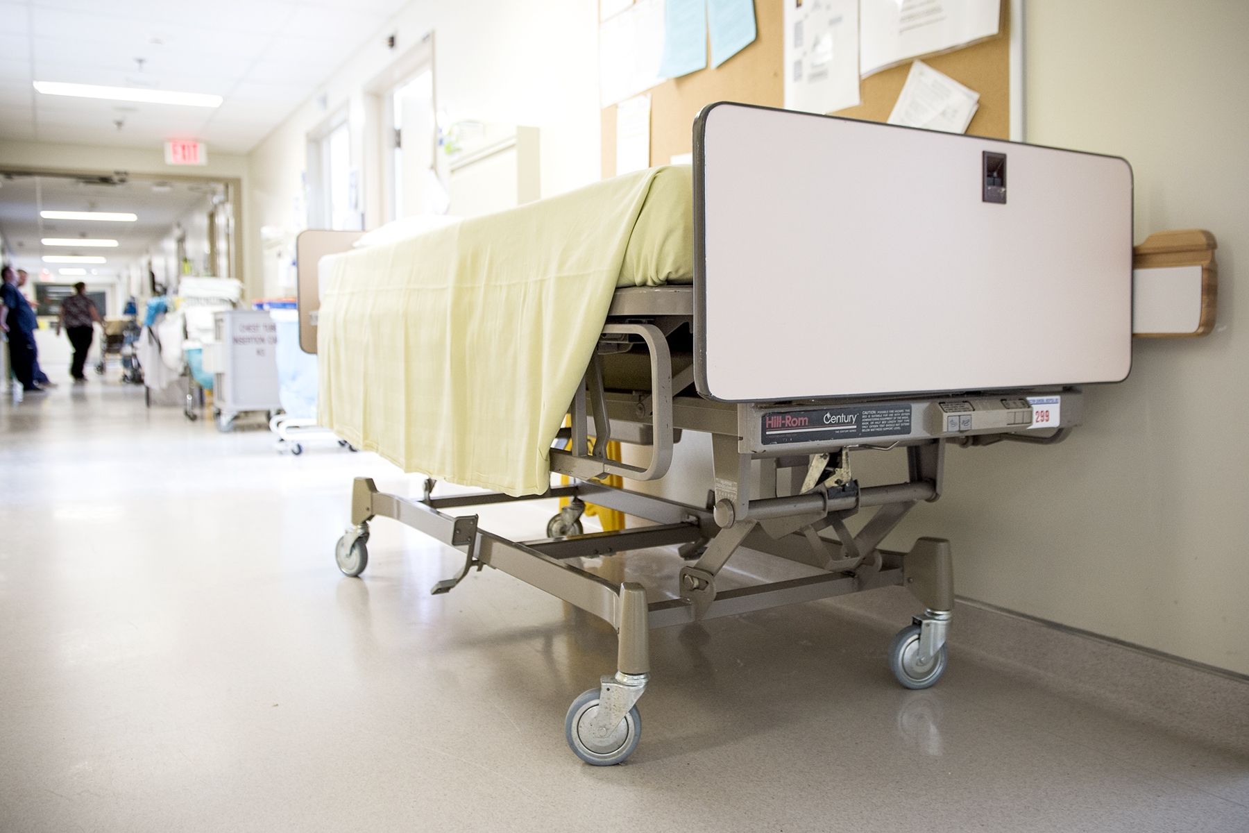 One of the old beds on Connell 10 that's to set to be replaced by the end of this month.