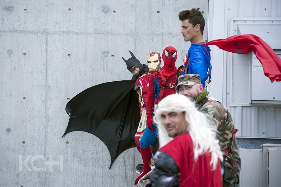 KGH kids get a super hero treat